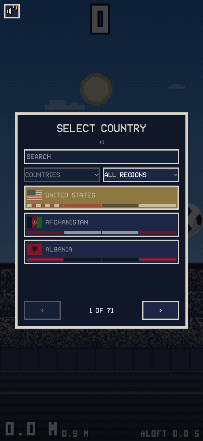 Keepy Uppy '26 color selection screen with unlockable team colors